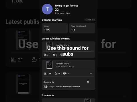 use this sound for subs