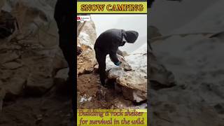 Alone Against the Frozen Mountain - A Brutal Fight to Survive #snowcamp #wintercamping #survival