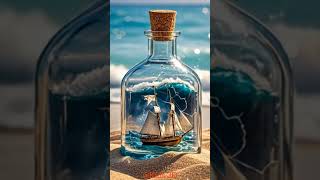 🌊 Ship in a Bottle | Ocean’s Secret Magic 🌟 #explore #viralreels #trendingshorts #viralshorts #short