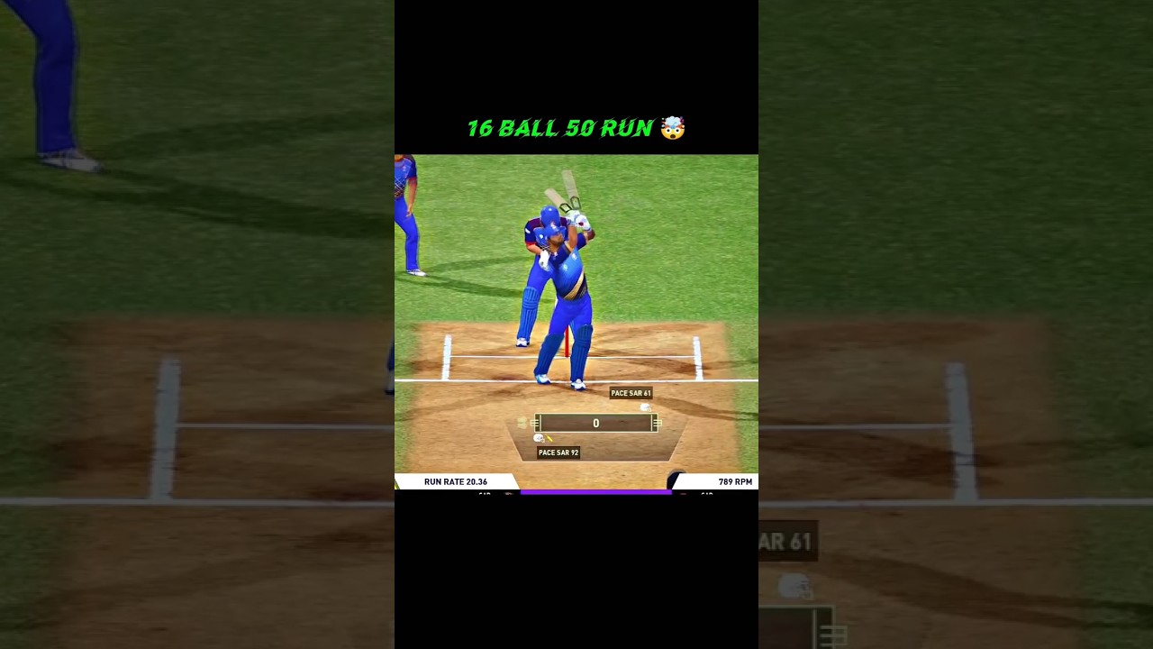16 BALL 50 RUNS 🤯😲 