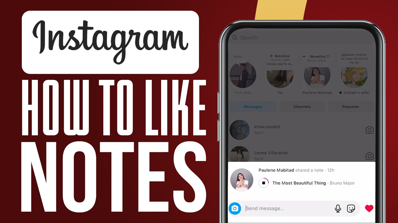 How To Like Notes in Instagram (Easy Guide) - YouTube