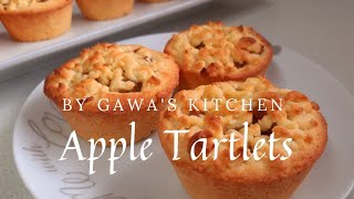 Apple Tartlets/ Easy Apple Crumble/gawa's kitchen Apple 🍎 Crumble