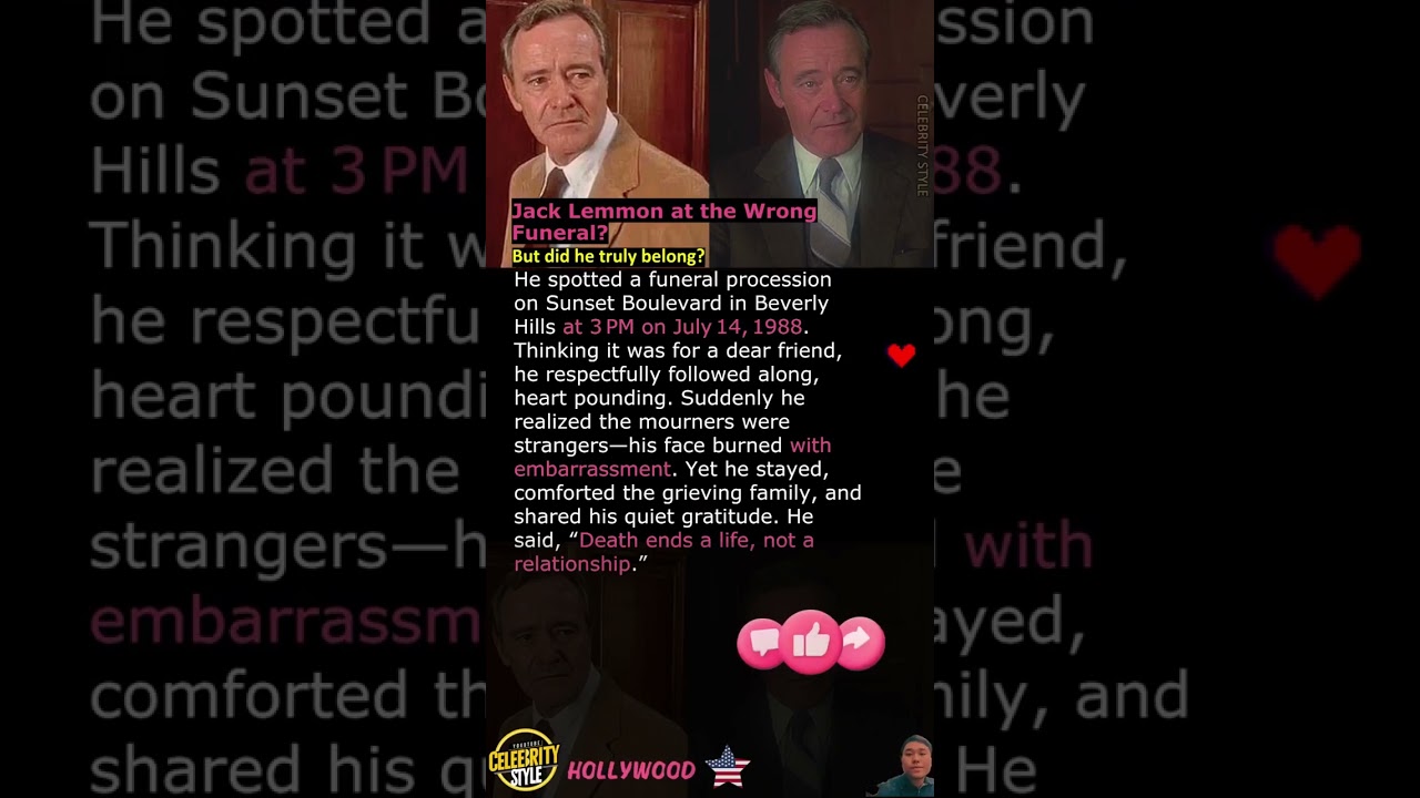 Jack Lemmon at the Wrong Funeral?