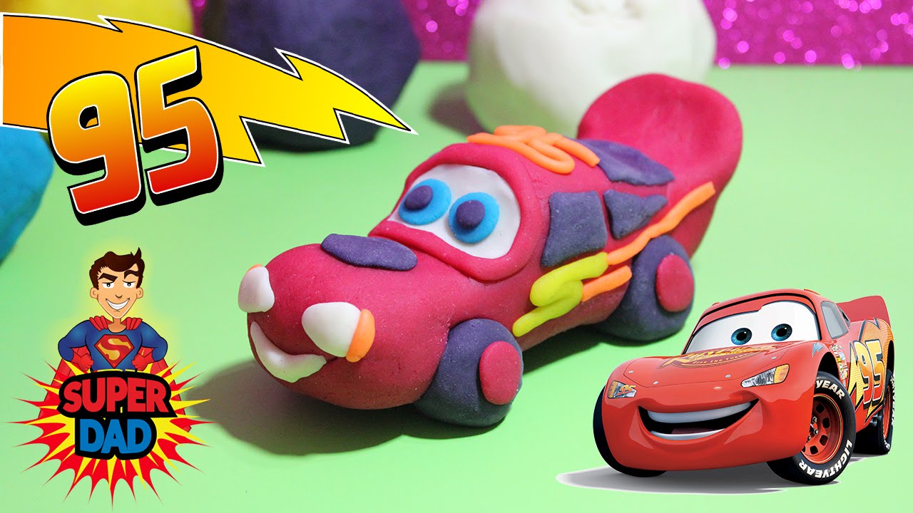 Oyun Hamuru Ile Simsek Mcqueen Araba Yapimi Oyun Hamuru