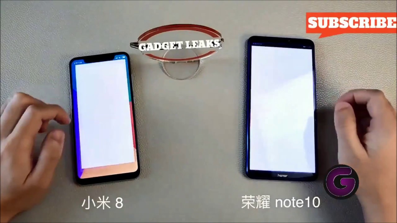 Honor Note 10 vs Xiaomi MI 8 Speed Test