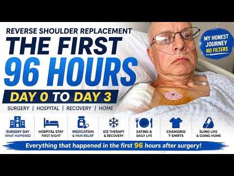 Reverse Shoulder Replacement Recovery Day 0-3 | Surgery, Hospital, Going Home & First Challenges