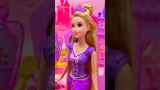 Rapunzel Hairstyles #shorts #disneyprincess