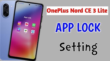How to lock apps in oneplus nord ce 5/oneplus nord ce 5 me app lock kaise kare/app lock setting