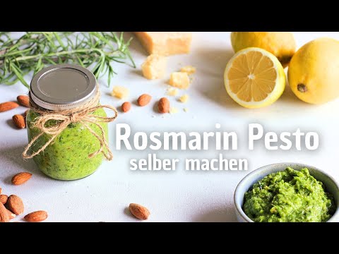 Pesto Ganz Einfach Selber Herstellen | Rosmarin Pesto Rezept | DIY