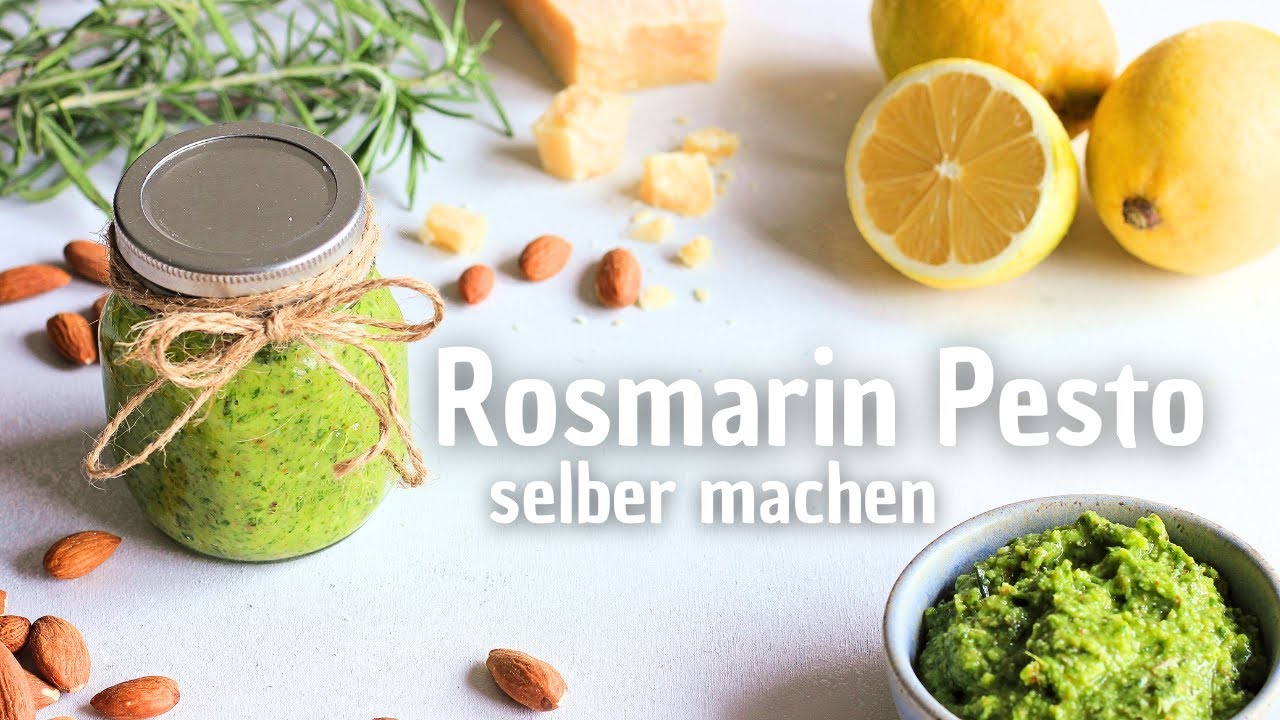 Einfaches Rosmarin-Pesto Rezept | Pesto ganz einfach selber herstellen