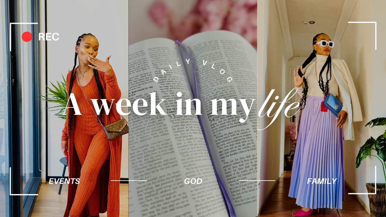 VLOG| Проведите неделю со мной| Церковь, семья, мероприятие, похороны, еда и смех