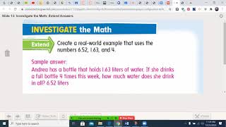 Grade 5 My Math Chapter 6 Lesson 3