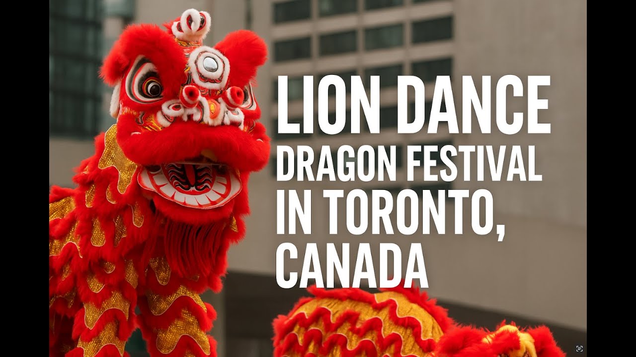 Spectacular Lion Dance by Soaring Eagles | Dragon Festival at Nathan Phillips Square