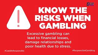 Tips for Safe and Responsible Gambling - Gamble Responsibly - Know the risks when gambling