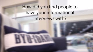 Informational Interview Advice from BYU-Idaho Students