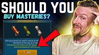 Should You Use Gems To Buy Masteries? | RAID 101