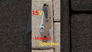 Spyderco Military 2 15V Spirit Run Mod #lynchnw #spydercoknives #edc ##edcknife #foldingknife