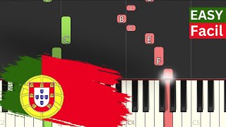Hino Nacional de Portugal 🇵🇹 - Portugal National Anthem - A Portuguesa (Easy Piano Tutorial) 🎹 screenshot 5