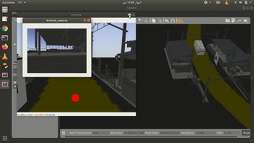 Train walks on track and stops at the station using OpenCV | Python | Gazebo ROS