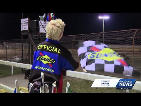 Youngest flagger at Hendry County Speedway inspires determination