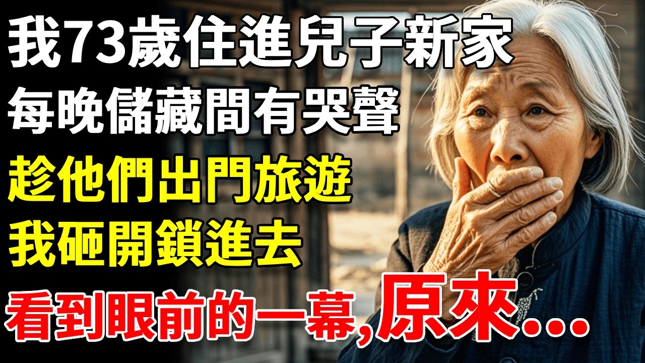 我73歲住進兒子新家，每晚聽見儲藏間有哭聲，趁他們出門旅遊，我砸開鎖進去，看到眼前的一切，瞬間崩潰痛哭！ #養老#生活經驗#情感故事#晚年哲理