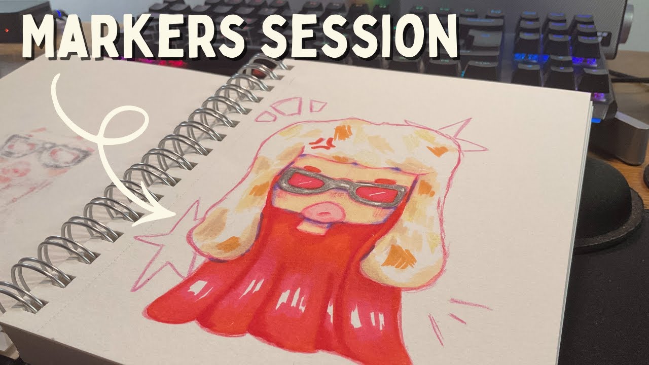 ASMR Coloring with Ohuhu Markers | Markers Session 001 ✨