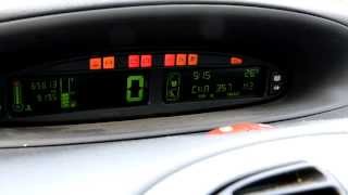 Citroen Xsara Picasso electronic dashboard and board computer HD