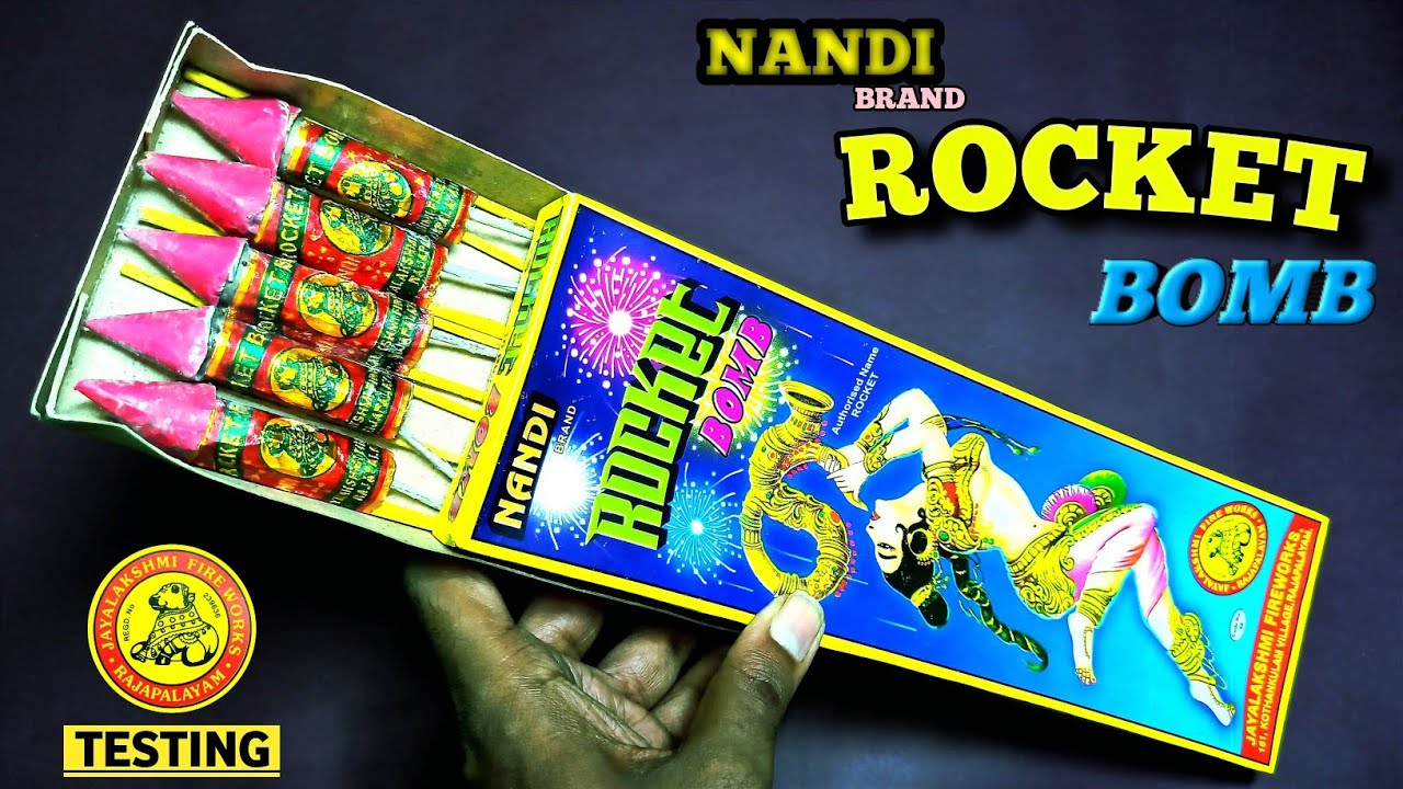 NANDI BRAND Rocket Bomb Rocket price Diwali Rocket Testing suraj