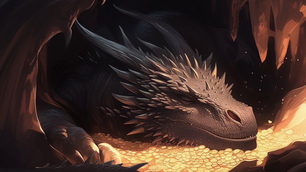 Sleep w/ DROGON: Dragon Heartbeat, Water Drops, Cave Ambience | GAME OF THRONES ASMR | NijiSounds ♪