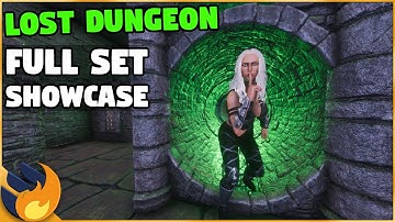 BEFORE YOU BUY! Lost Dungeon FULL SET Showcase | Conan Exiles |