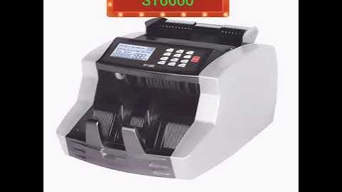 Semsons Tech ST6600 heavy duty note counting machine with “CT SCAN” technology