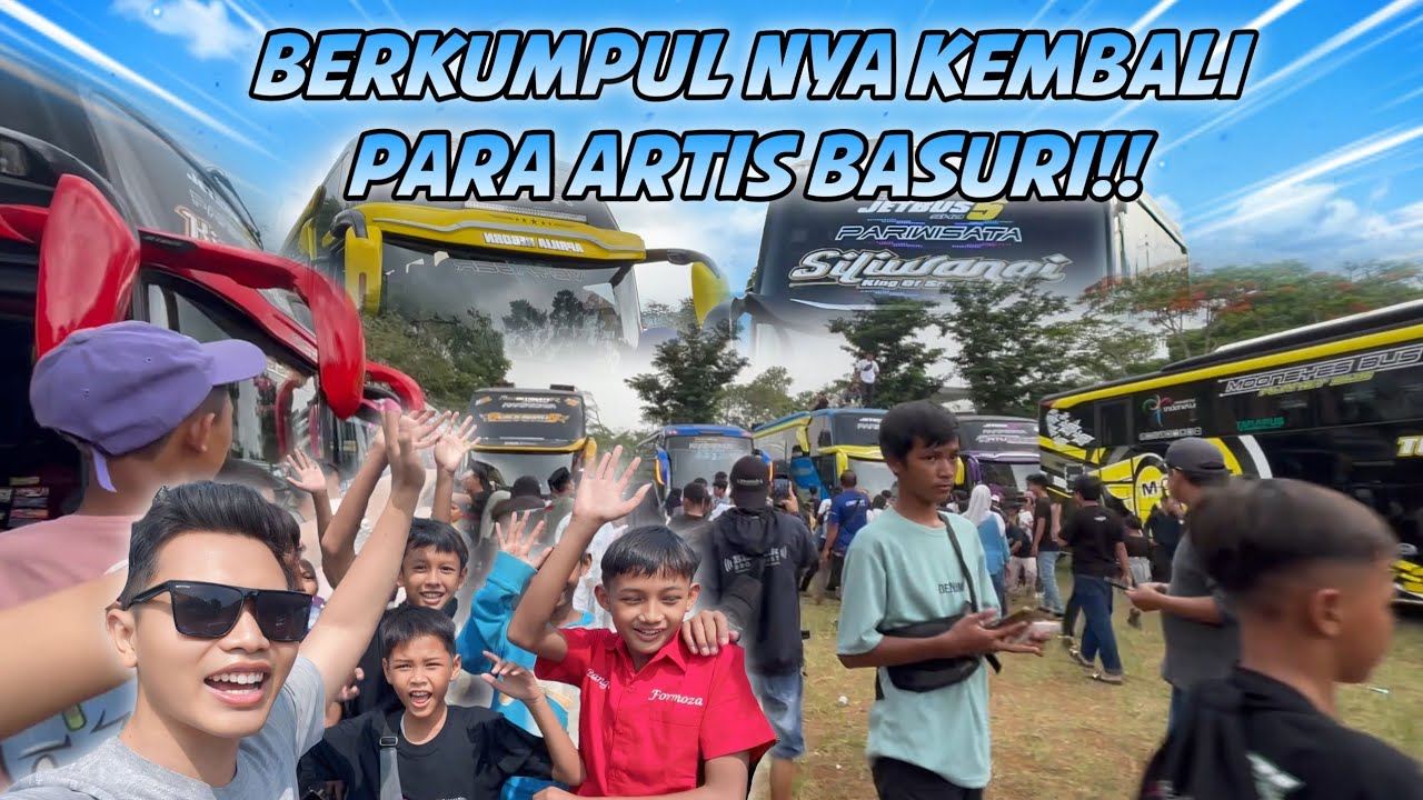 UNIK‼️ADA BUS CORONG KAPAL BASURI, DI TRIP WADUK DARMA