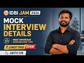 IDBI JAM 2026 | Mock Interview Details | Mr. Abith