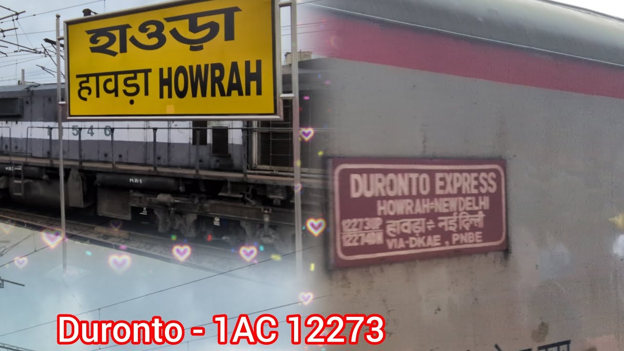 Howrah - New Delhi Duronto ll 1st AC Travel ll #indianrailways #durontoexpress