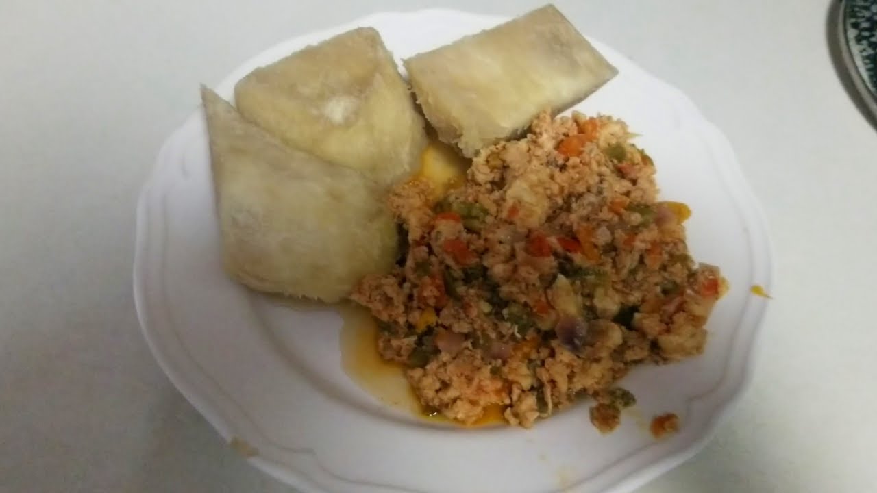 How To Cook Egg Sauce With Yam Nigerian Kitchen YouTube