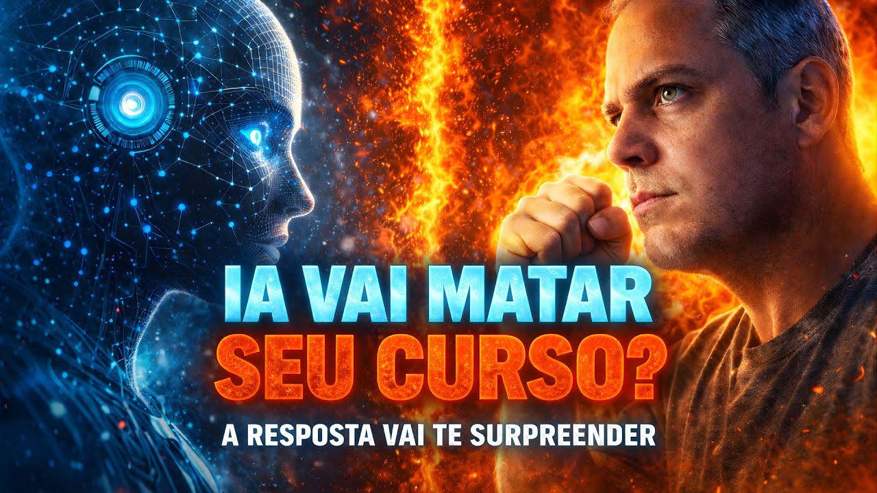 IA Vai Acabar com os Cursos Online? A Verdade que Ninguém Está Te Contando.