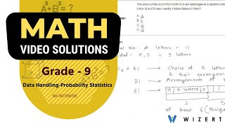 Maths Probability worksheets for Grade 9 - Set 1621926700