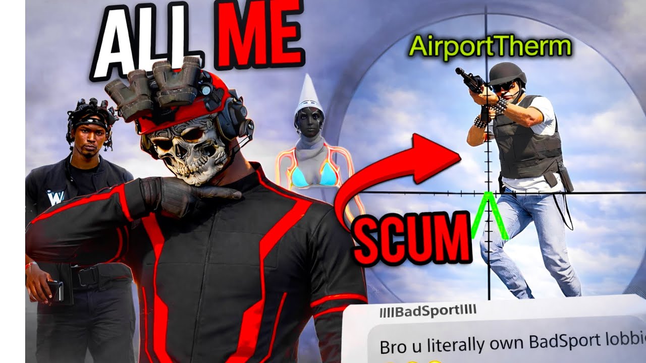 This Stupid Badsport Clown Logged Off And Went To Bed After This | GTA 5 Online. 