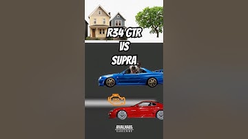 R34 GTR VS SUPRA