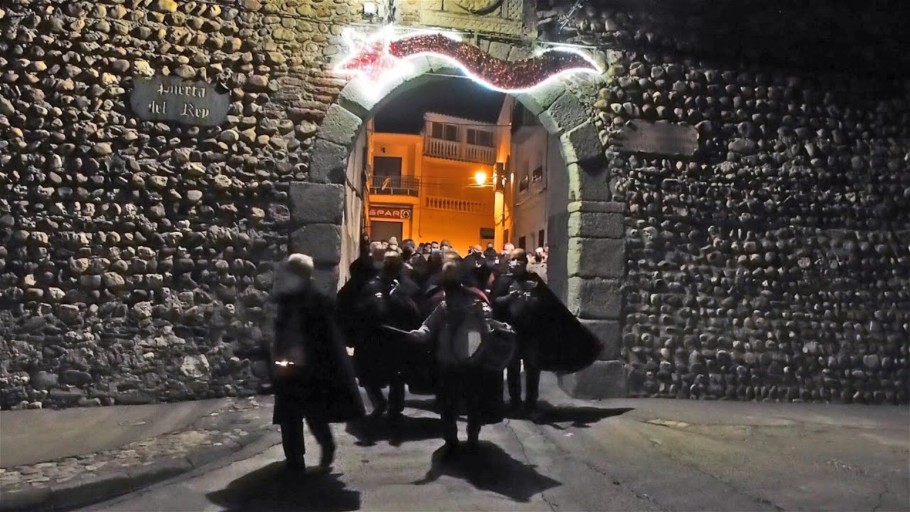 La nochebuena más tradicional. Galisteo (Cáceres). Cantando 