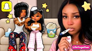 REALISTIC FAMILY *SICK DAY* ROUTINE in LifeTogether RP! 😷⭐ (Roblox)