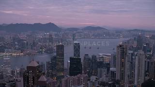 Hong kong dawn timelapse free stock footage