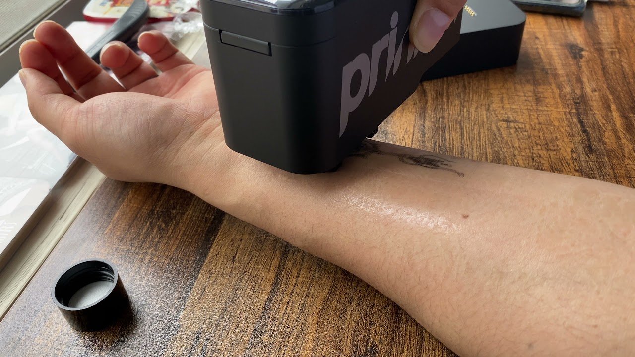 Prinker(プリンカー)を実機レビュー！消せるタトゥープリンターで遊ん