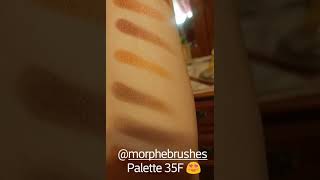 Morphe 35 F , A Few Swatches From That Beautiful Palette