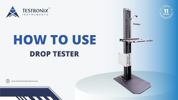 Best Drop Tester | Edge drop, Face drop, Corner drop as per ASTM D5276 | Testronix Instruments
