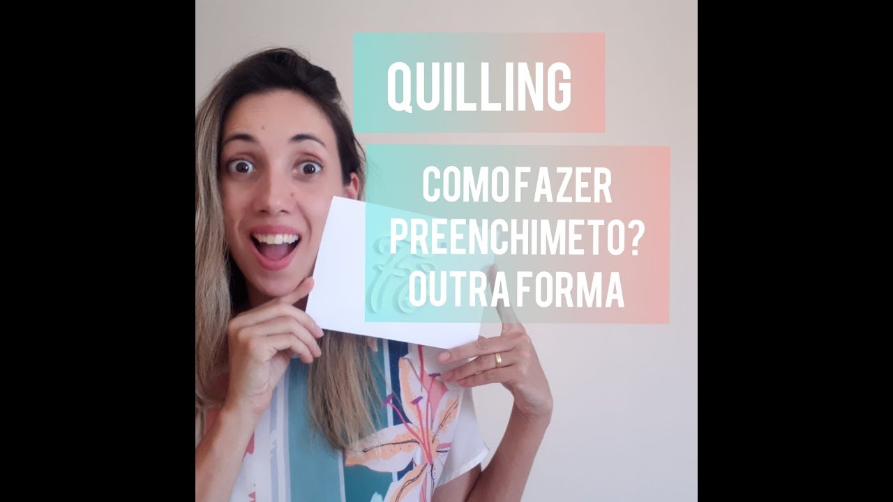 Passo a passo Quadro no Quilling - 5ª Parte: Outra forma de fazer Preenchimento? | Fabinarte