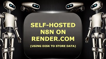 Self-hosted n8n on render.com and adding data to disk