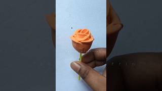 How to make rose with clay #shorts #trending #viral #craft #ytshorts #art #clayart #love #reelshow