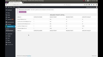 How to set up reward points in woocommerce