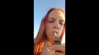 Jasmin Smoking | Smoking in Public, Smoking Outdoors while Walking